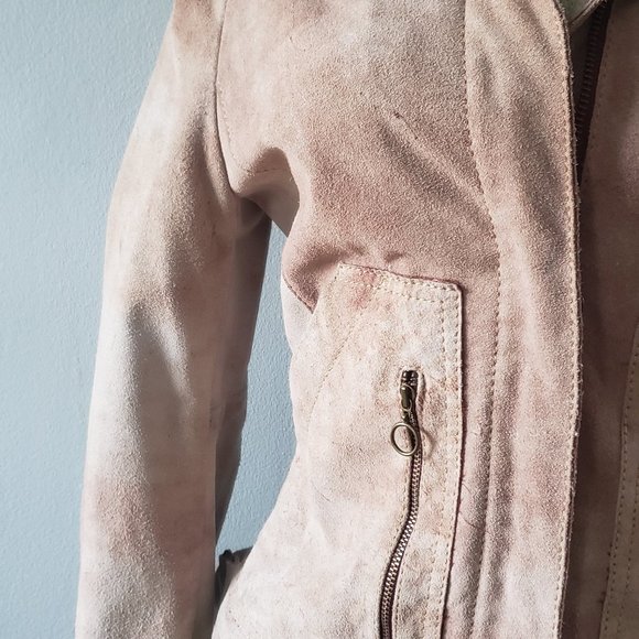 Mango Leather Jacket Sz Small - Picture 2 of 9